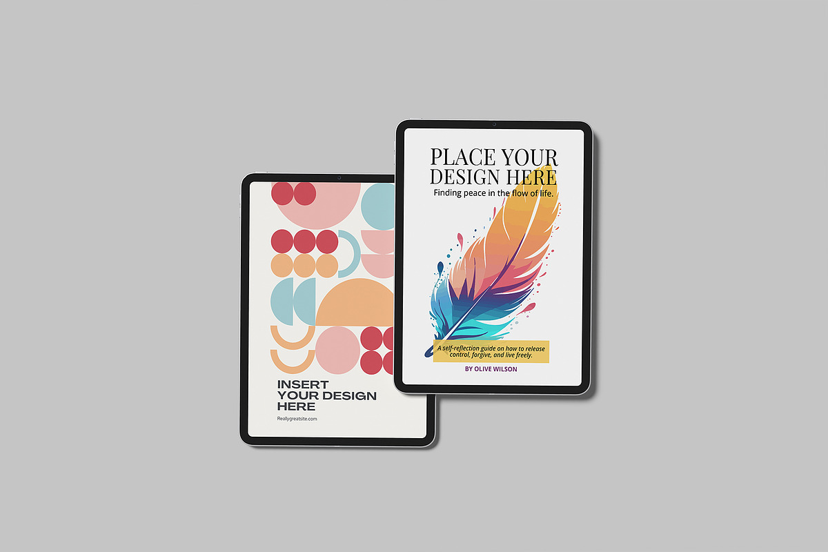 Tablet Potrait Landscape Mockup, a Device Mockup by rizalamora (Photo 7 of 11)