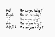 Small Heard, a Script Font by TKDoodle (Thumbnail 2 of 8)