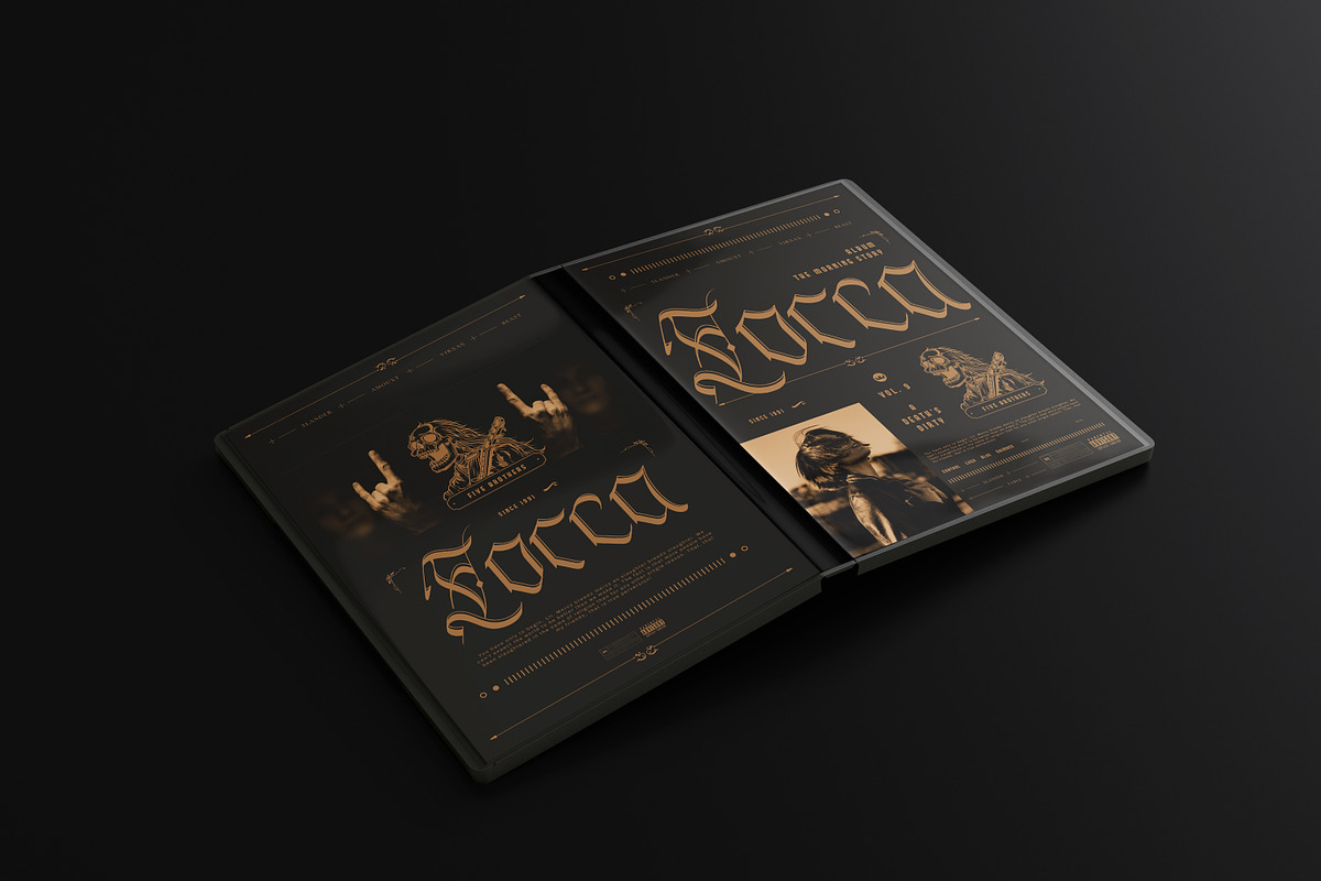 Djokovic Calligraphic Typeface, a Blackletter Font by infernostudio3 (Photo 8 of 11)