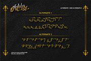 Astolfo -  Tattoo Font, a Script Font by Brightone (Thumbnail 7 of 9)