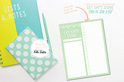 Editable - Get Sh*t Done To Do List, a Stationery Template by Bella+Sophia Creative (Thumbnail 1 of 3)