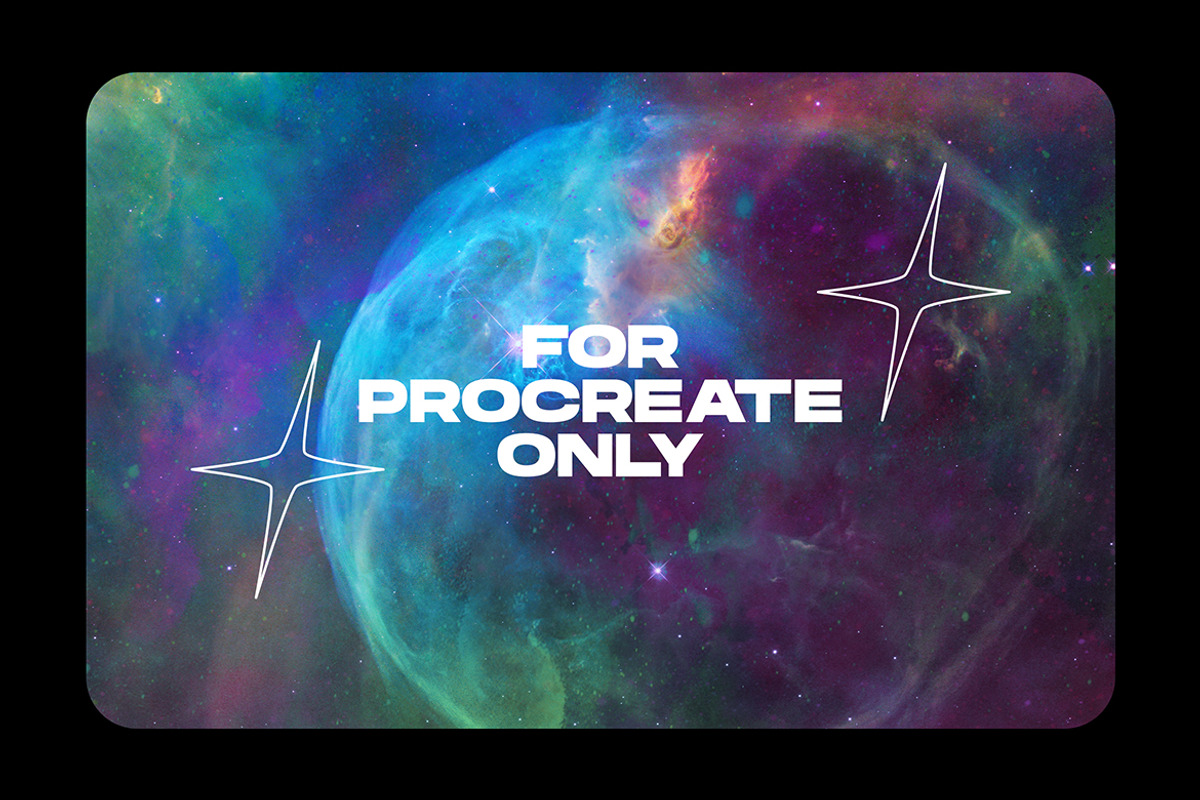 Procreate Universe Space Brushes, a Brush Add-On by Nurmiftah (Photo 7 of 8)