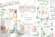 Dino world! Cute dinosaur set, an Animal Illustration by Peace ART (Thumbnail 7 of 14)