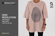 T-Shirt Mock-Up Set, a Shirt Mockup by Freeman Studio (Thumbnail 4 of 15)