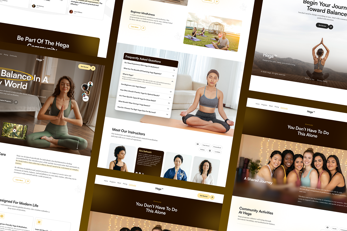 Hega - Health and Fitness Website, a Landing Page Template by SLAB! Design (Photo 4 of 5)