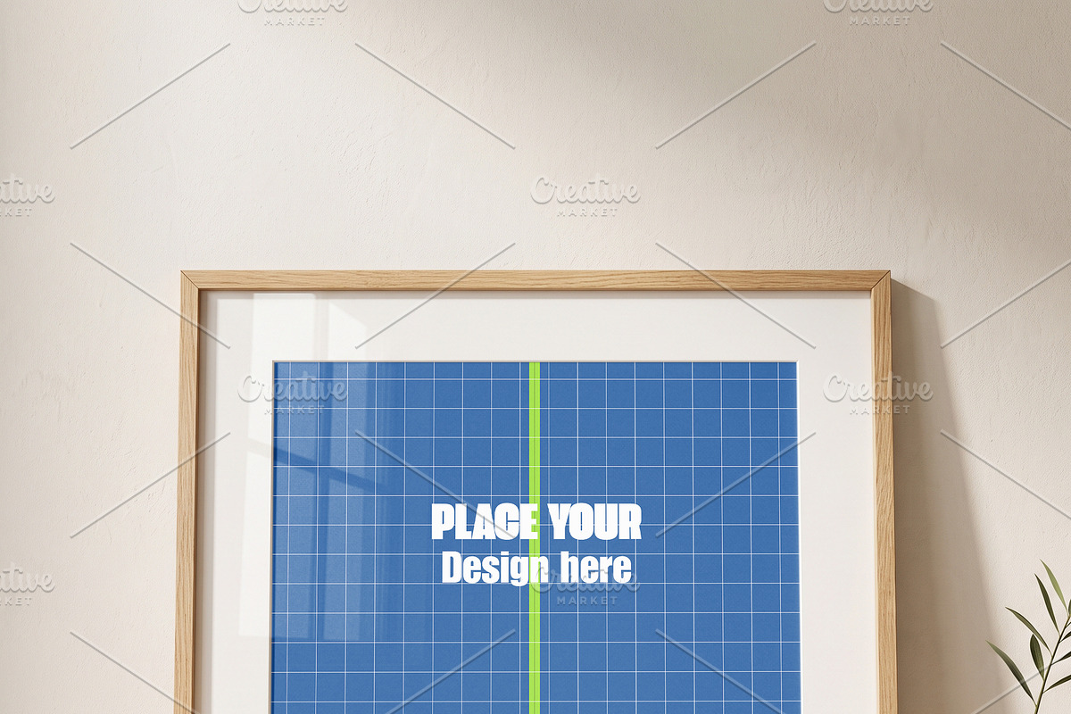Wooden Poster Frame Mockup Bundle, a Household Mockup by Pixel Foundry (Photo 6 of 9)