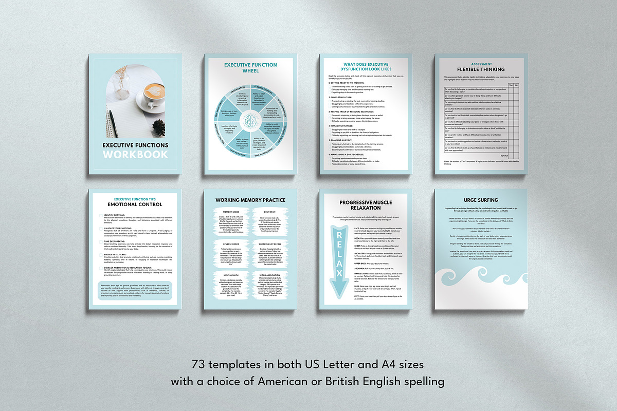 Executive Function Canva Templates, a Templates & Theme by Miri Campbell (Photo 6 of 10)