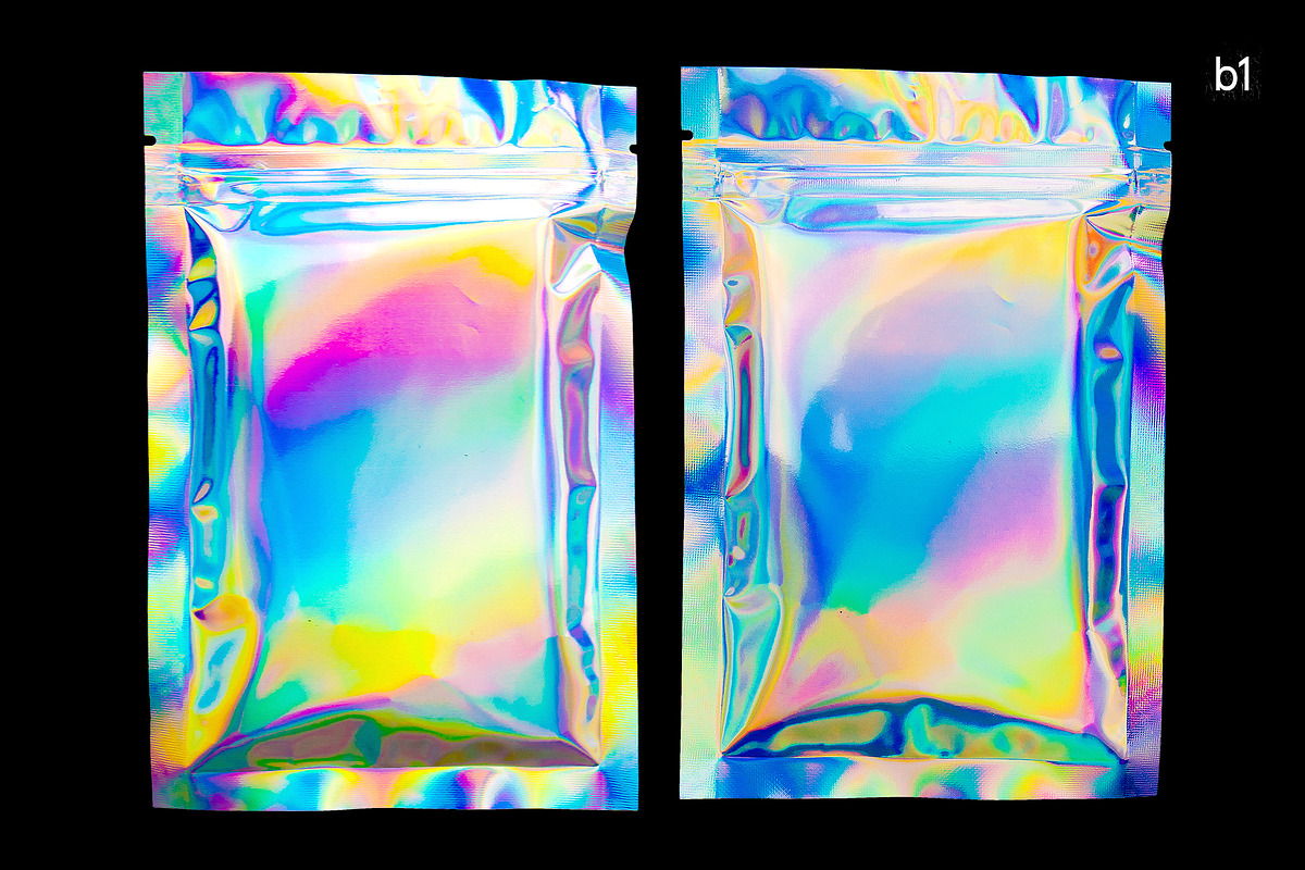 HOLO - Holographic Pack Mockup, a Product Mockup by Bolderaja1 Studio (Photo 13 of 15)