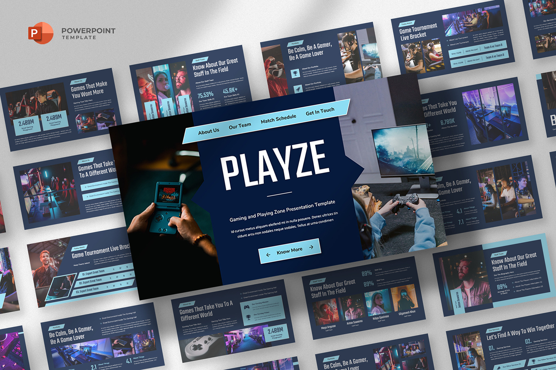 Gaming eSports Powerpoint Template