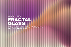 Gloaming Fractal Glass Gradient