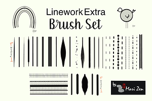 Linework Brushes Procreate - Part 2