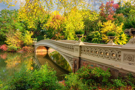 Bow bridge in Central Park