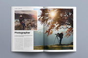 Photo Album Book Layout Template, a Magazine Template by E-Type (Thumbnail 2 of 8)