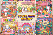Cozy Cuties Cute & Comfy Coloring, an Animal Illustration by Coco Bloom (Thumbnail 4 of 4)