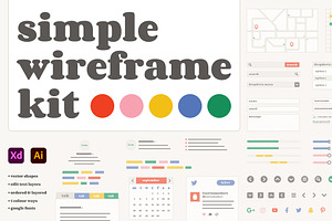 Simple Wireframe Kit