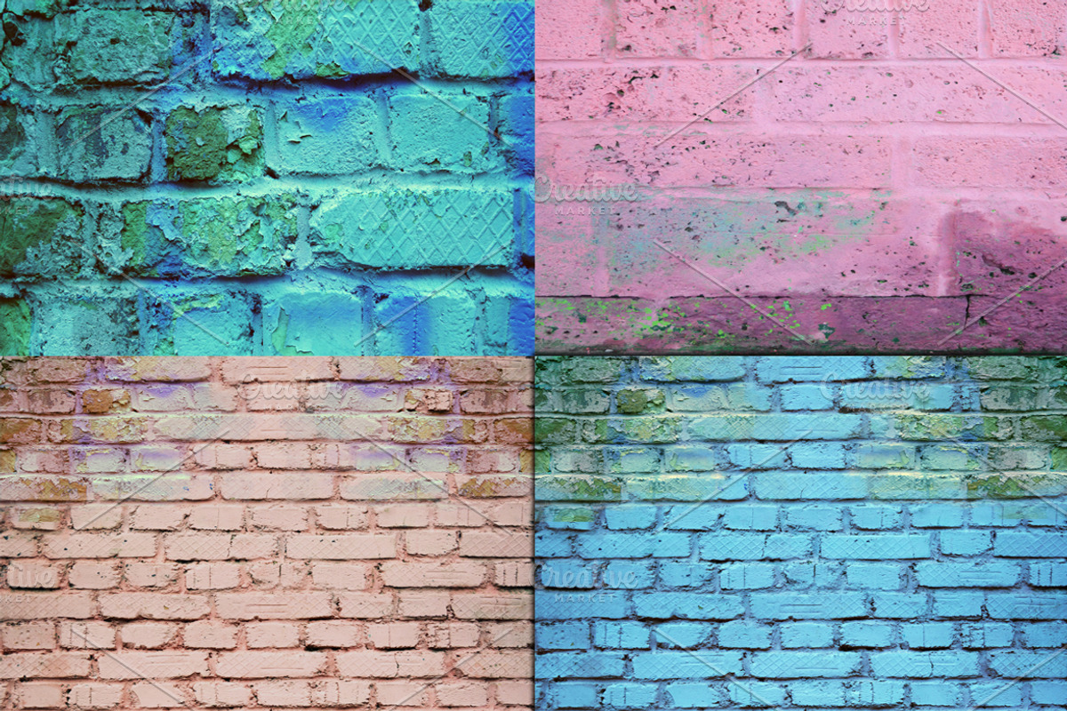 BRICK WALL DISTRESSED TEXTURE preview 3