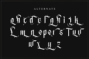 Blacker Spirit, a Blackletter Font by Letterara (Thumbnail 12 of 15)