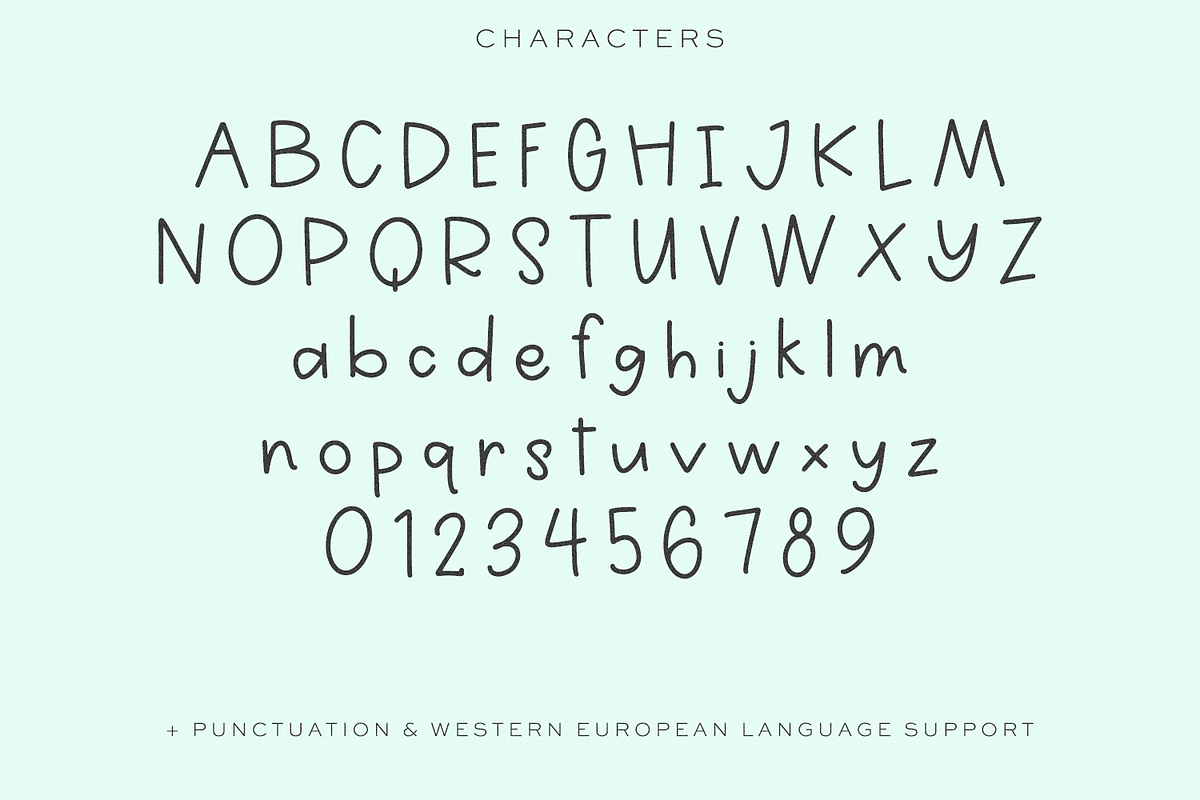 Magnolia & Pines Sans, a Handwritten Font by Beck McCormick (Photo 10 of 10)