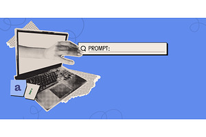 Modern AI technology collage with, a Technology Illustration by art PVP - market