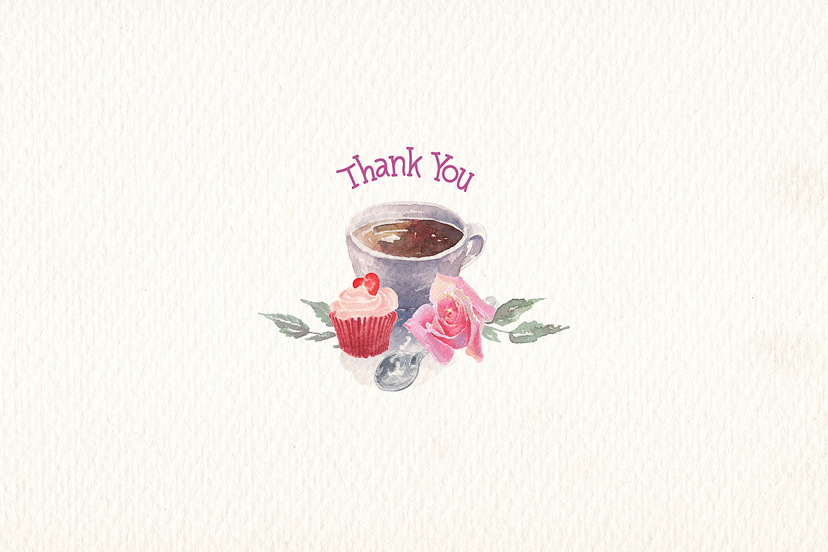 Coffee watercolor clipart, an Illustration by Art & Things (Photo 5 of 5)