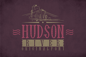 Hudson Vintage Label Typeface