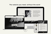 Canva Luxury Wedding Site Template, a Landing Page Template by Marcia B Studio (Thumbnail 2 of 4)