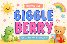 Giggleberry - Cute Kids Craft Font