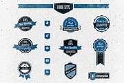 Editable Retro Badges Vector Pack, an Object Graphic by meanicons (Thumbnail 2 of 2)