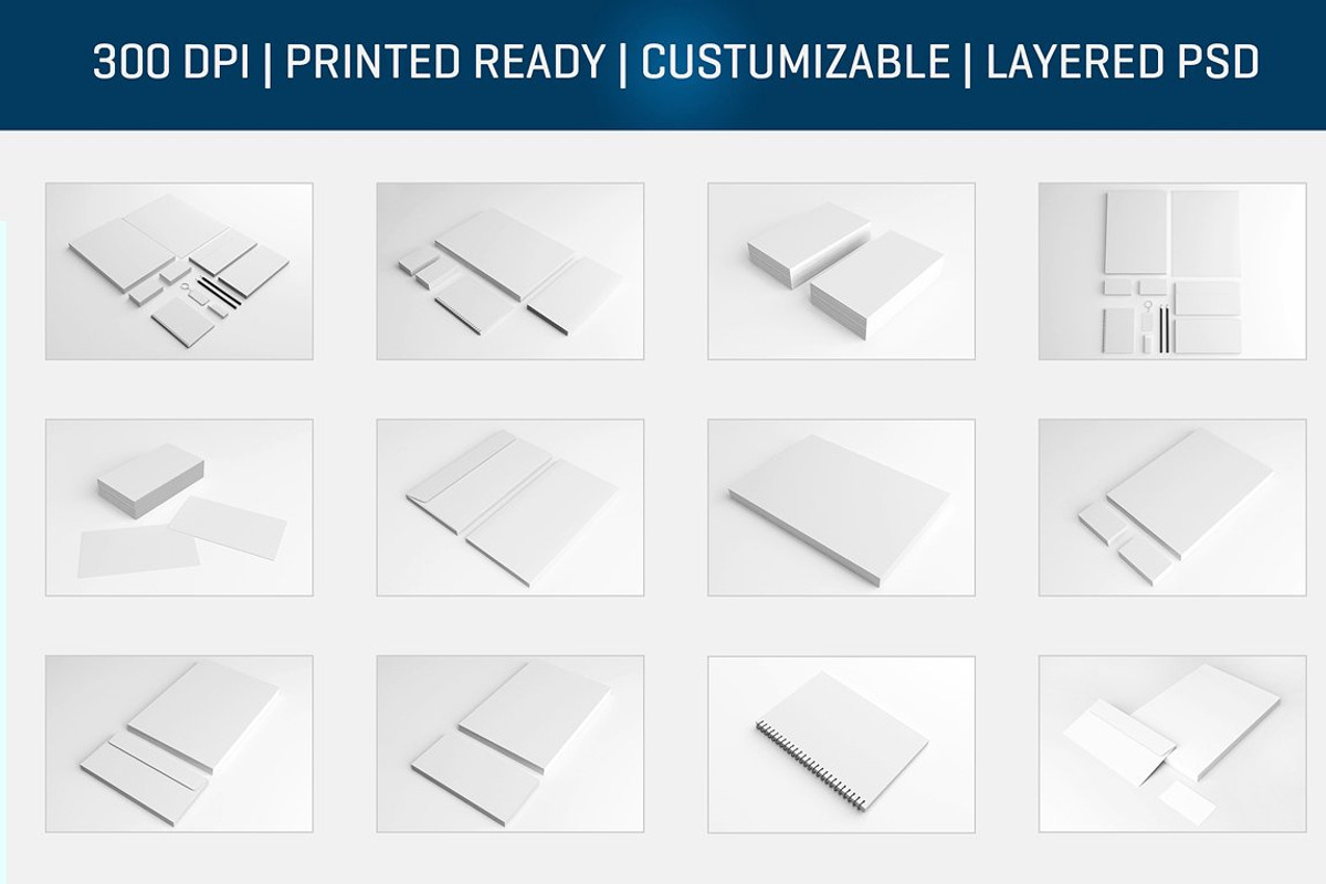 Branding Identity Mock Up, a Product Mockup by Nikolozgraphic (Photo 7 of 7)