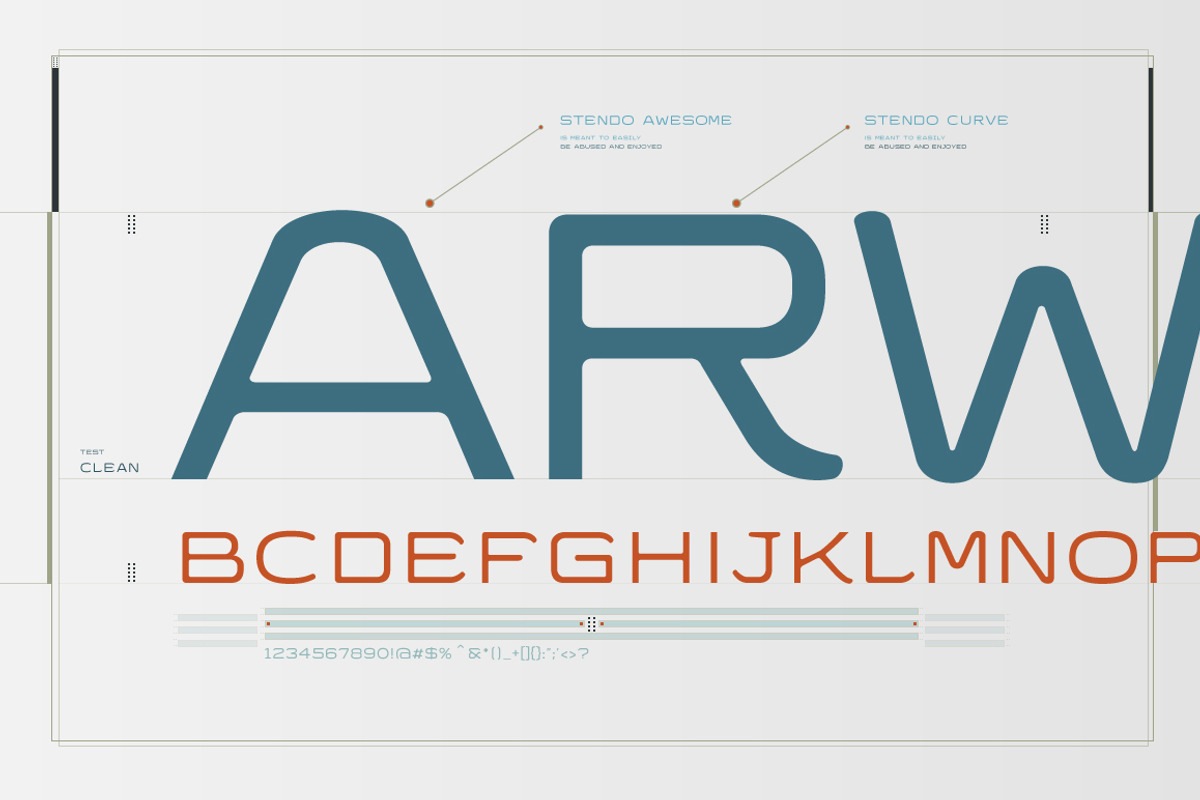 Stendo Sans Curve preview 2