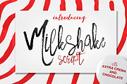 Milkshake Script, a Script Font by Yasir Ekinci (Thumbnail 1 of 7)