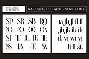 Rafesha Modern Serif Font, a Serif Font by Graphicxell (Thumbnail 4 of 8)