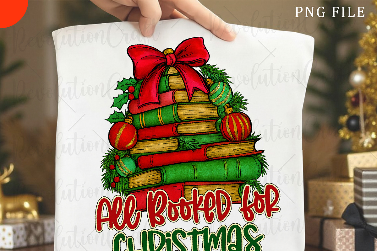 All Booked For Christmas Png, an Illustration by OK Design (Photo 2 of 6)