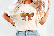 Gingerbread Coquette Bow Christmas, an Illustration by Watercolor design (Thumbnail 2 of 3)