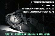 Lightorium Drunk, a Sans Serif Font by Emdaduljs (Thumbnail 2 of 2)