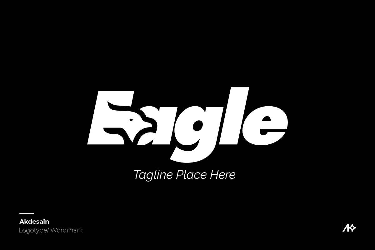 Eagle Wordmark Logo, a Branding & Logo Template by Akdesain