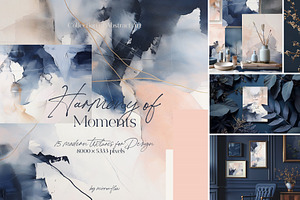 Harmony of moments. Abstract art.