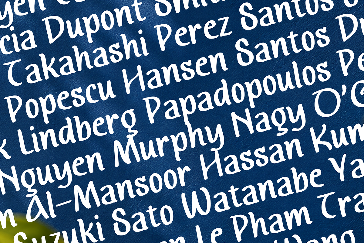Auresta Carine Charming Elegant Font, a Handwritten Font by Bekhair Studio (Photo 17 of 17)