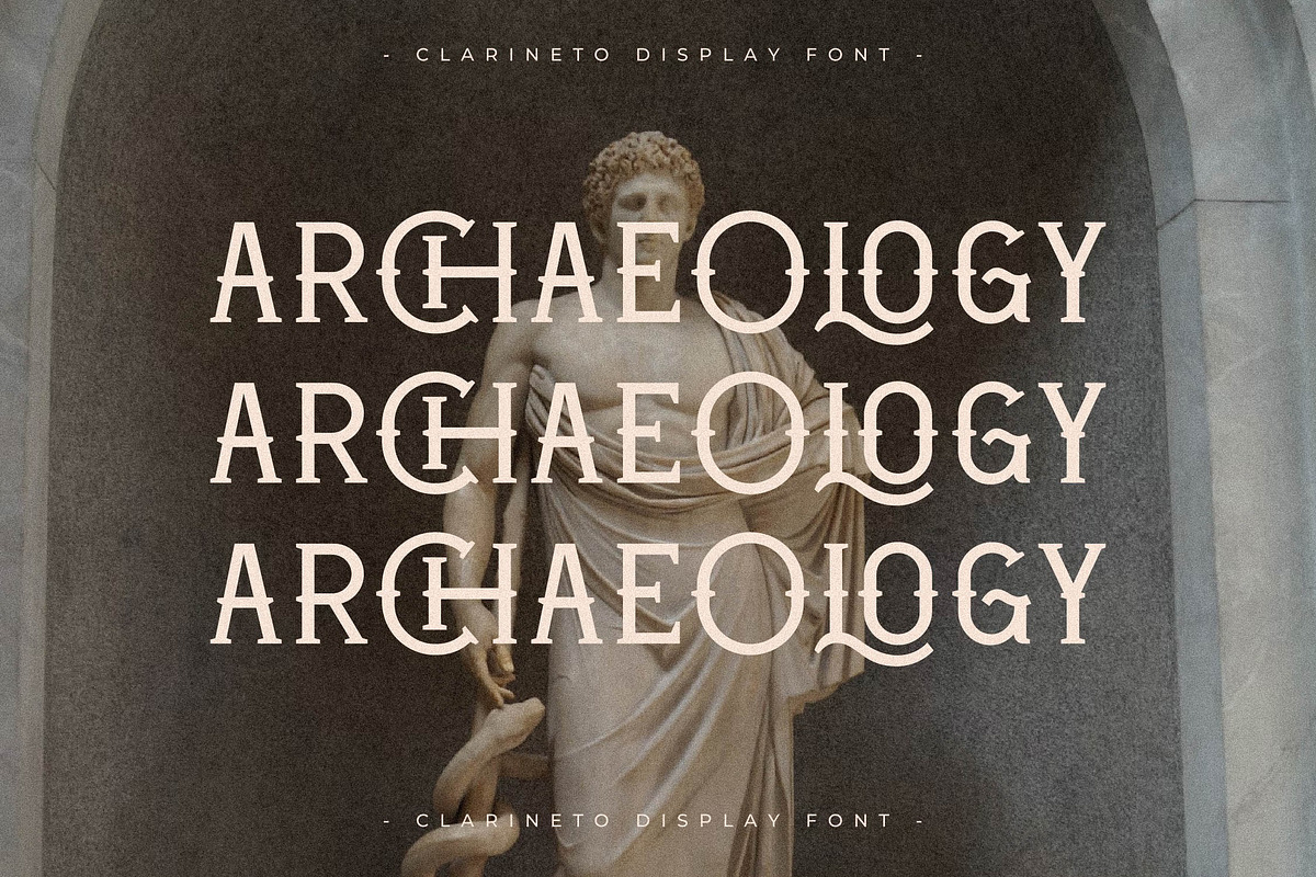 Clarineto A Display Typeface Font, a Serif Font by Storytype Studio (Photo 8 of 15)