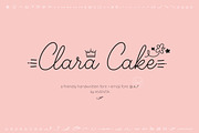Clara Cake Script + emoji font, a Handwritten Font by Type Tale (Thumbnail 1 of 11)