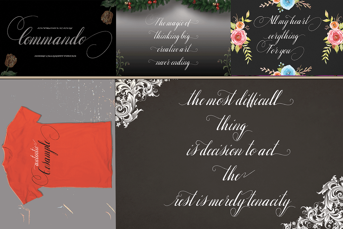 THE COLLECTION BUNDLE, a Script Font by danti (Photo 16 of 31)