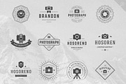 20 Photography logos and badges, a Branding & Logo Template by Vasya Kobelev (Thumbnail 2 of 5)