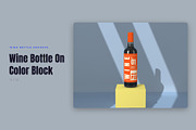Wine Bottle Mockup Pack, a Cups & Container Mockup by Motion-Box (Thumbnail 16 of 24)