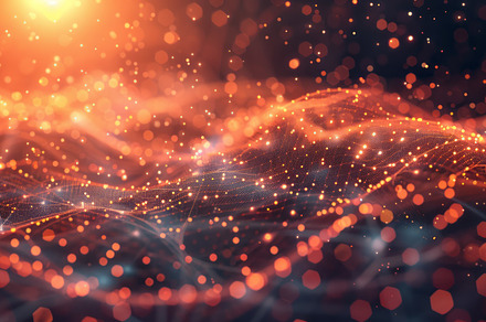Abstract Network of Dots and Lines, a Background Photo by ImageMir
