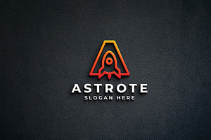 Rocket Launch Letter A Logo, a Branding & Logo Template by Design_Planet