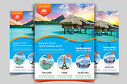 10 Travel Flyers Bundle 90% OFF, a Flyer Template by Imagine Design Studio (Thumbnail 5 of 12)