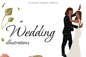 Wedding Illustrations vector
