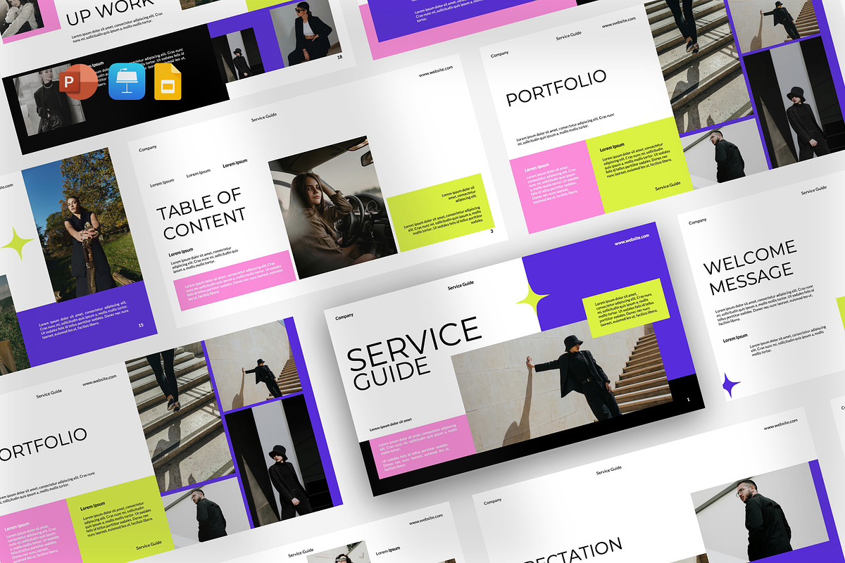 Service Guide Presentation Template