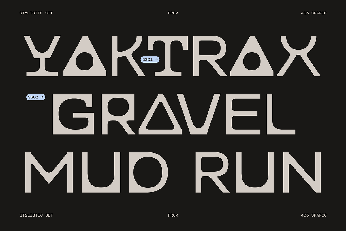 403 Sparco, a Sans Serif Font by 403 Type Foundry (Photo 7 of 13)