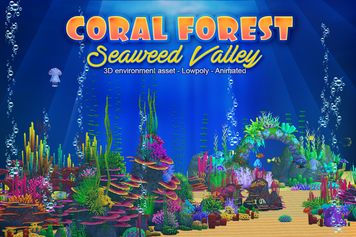 Coral Forest - Seaweed Valley, an Environmental 3D Model by Souchenki (Photo 1 of 16)